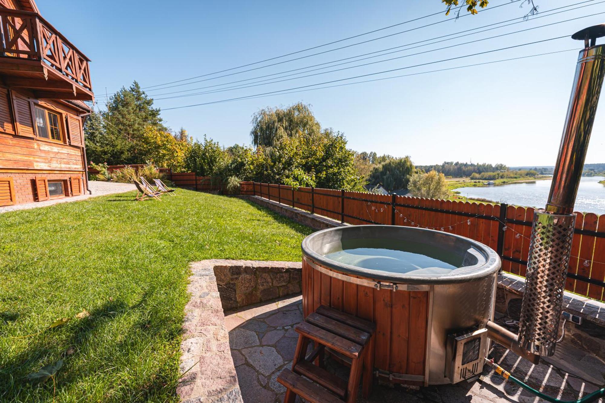 Bug Na Skarpie - Domek Wypoczynkowy Z Jacuzzi I Kominkiem Drohiczyn Extérieur photo